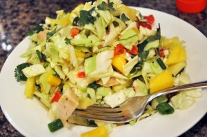 Nutrition Recipes BE FIT JC Tropical chicken salad