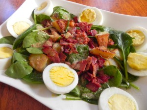 Nutrition Recipe BE FIT JC Creamy Spinach Salad