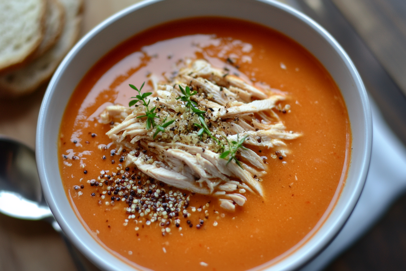 BE FIT JC Chicken Red Pepper Soup