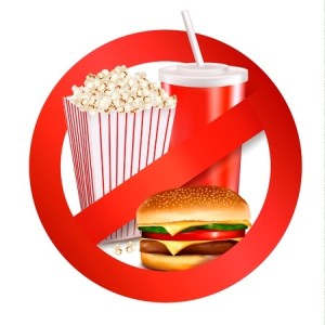 No eating out fast food